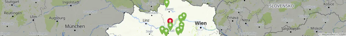 Map view for Pharmacies emergency services nearby Martinsberg (Zwettl, Niederösterreich)